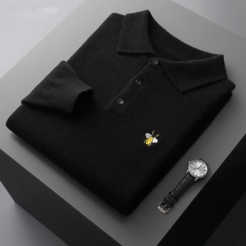 Trendsy Men's Cashmere Bee Sweater