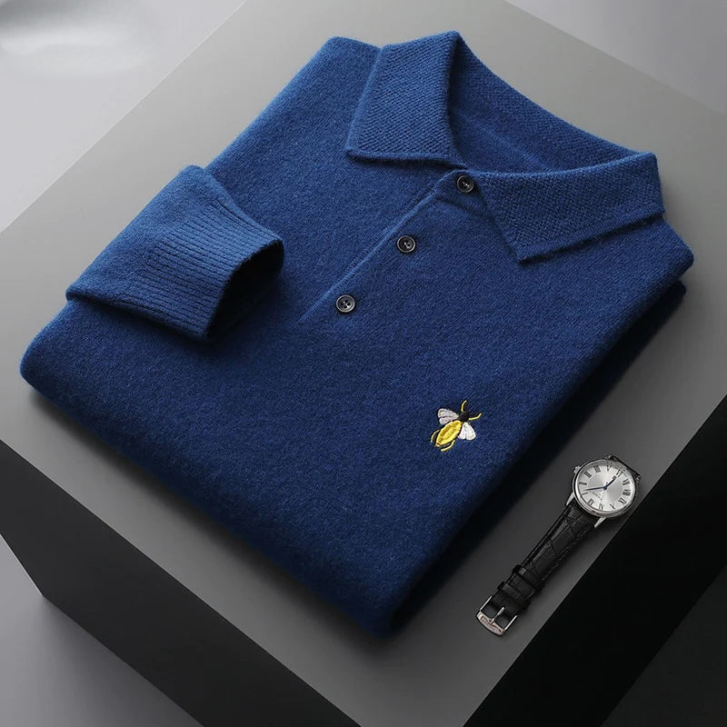 Trendsy Men's Cashmere Bee Sweater