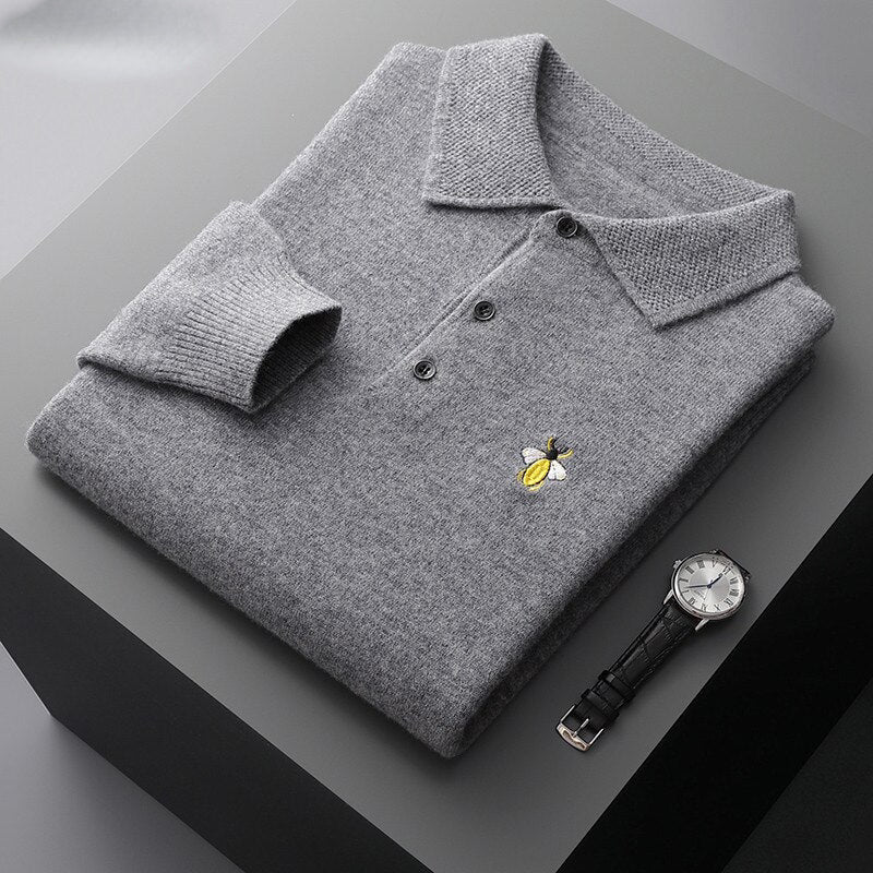 Trendsy Men's Cashmere Bee Sweater