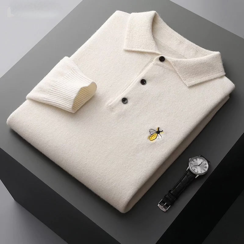 Trendsy Men's Cashmere Bee Sweater
