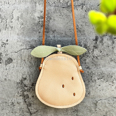 Pumpkin / Pear / Ladybug Crossbody Bag