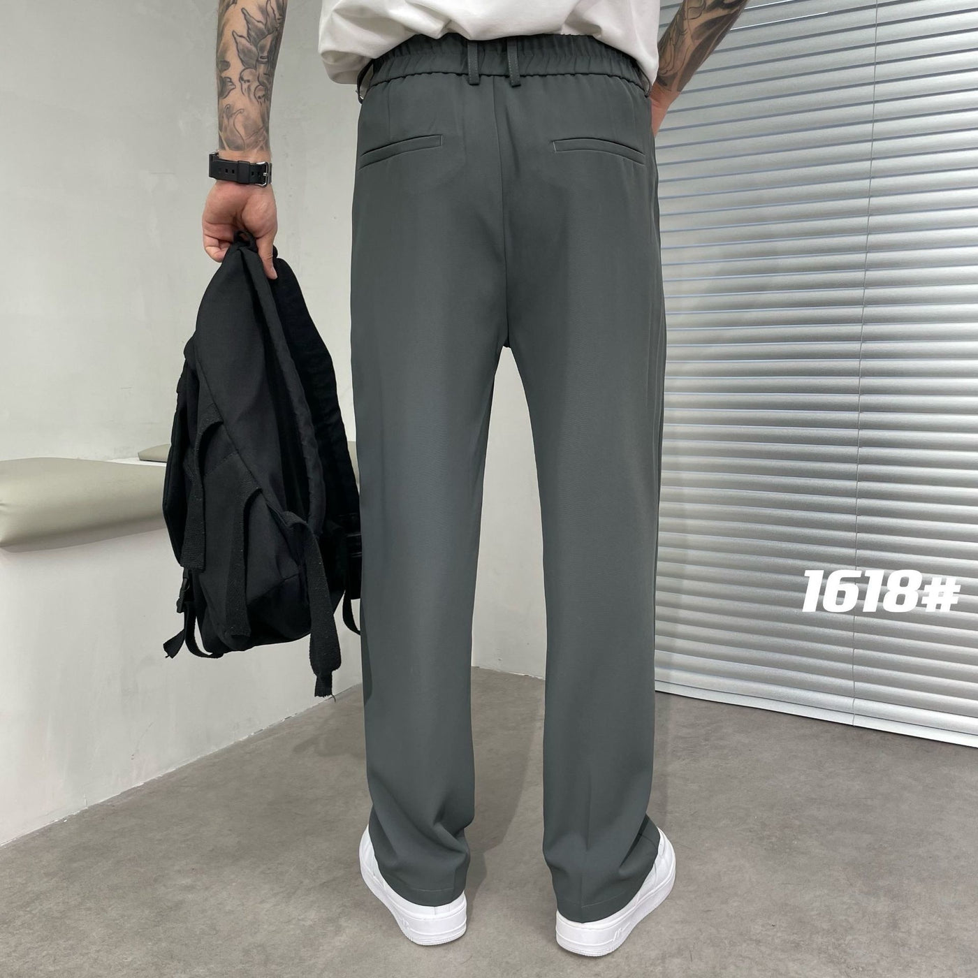 1681 Loose Straight Suit Pants For Men