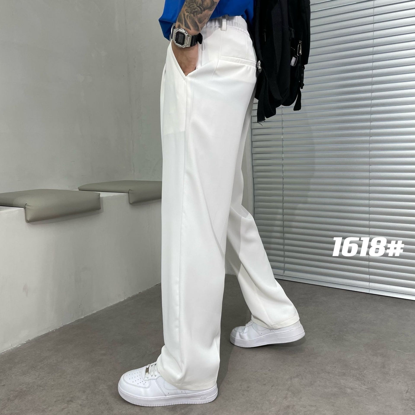 1681 Loose Straight Suit Pants For Men