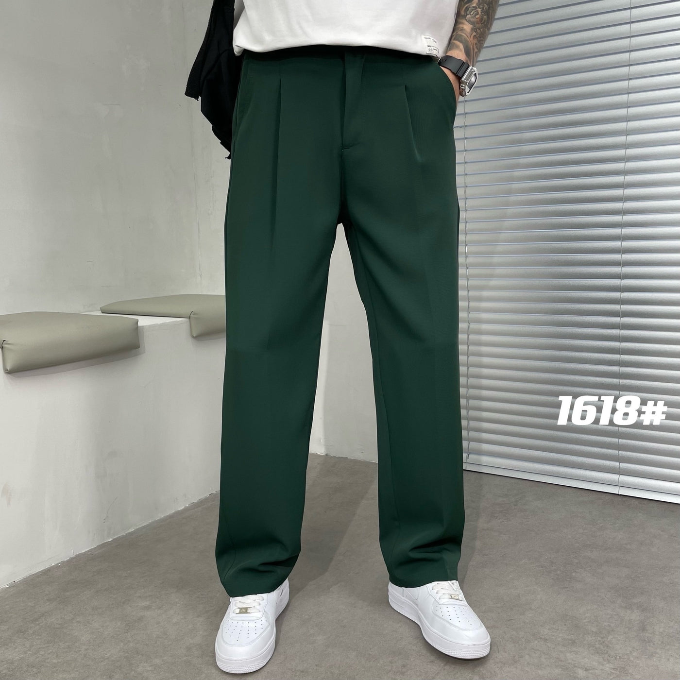 1681 Loose Straight Suit Pants For Men
