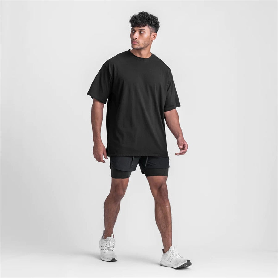 Men's Workout Loose Oversized T-shirt