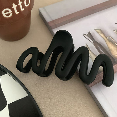 Jelly Wave Hair Claw Clip Large