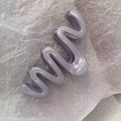 Jelly Wave Hair Claw Clip Large