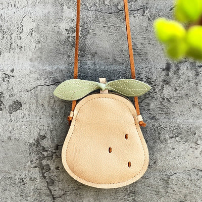 Pumpkin / Pear / Ladybug Crossbody Bag