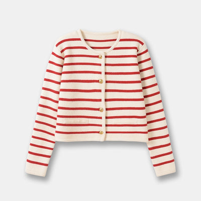 Striped Cardigan Jacket