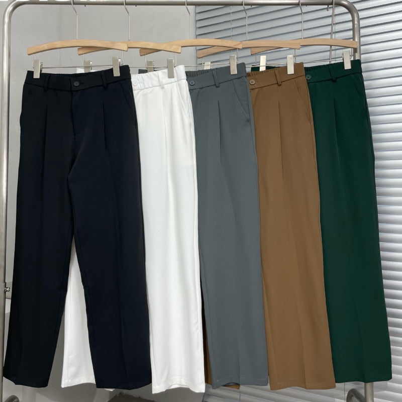 1681 Loose Straight Suit Pants For Men