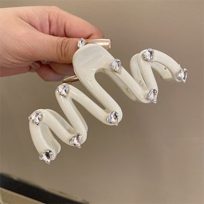Jelly Wave Hair Claw Clip Large