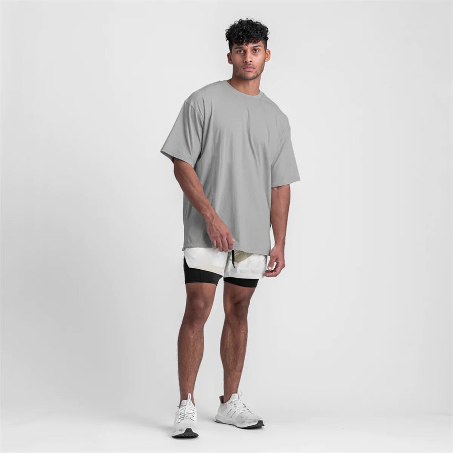 Men's Workout Loose Oversized T-shirt
