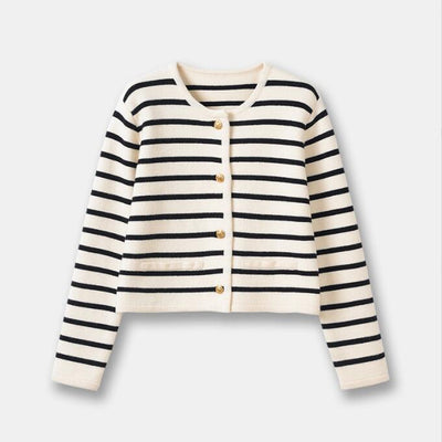 Striped Cardigan Jacket