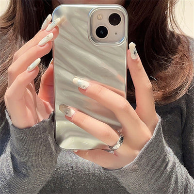 Luxury Silk Pattern Wavy Phone Case