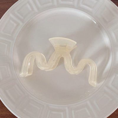 Jelly Wave Hair Claw Clip Large