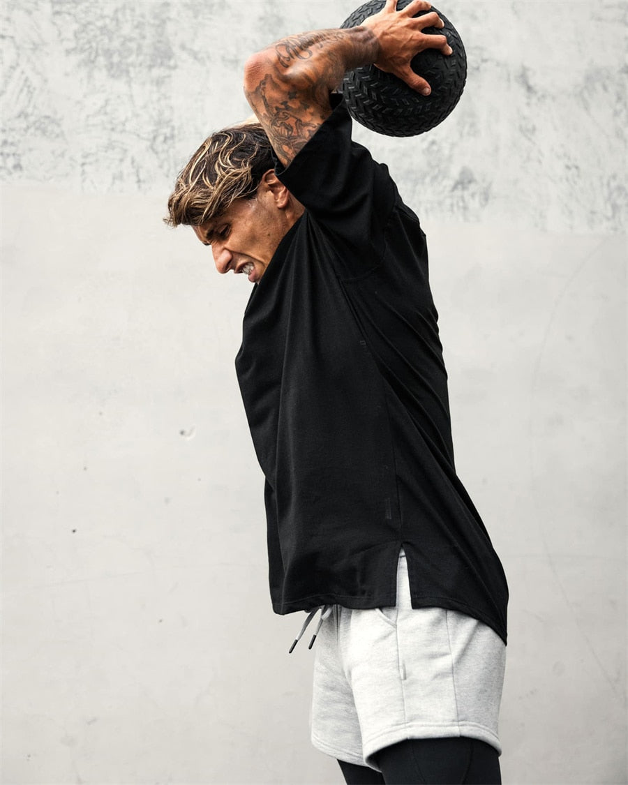 Men's Workout Loose Oversized T-shirt