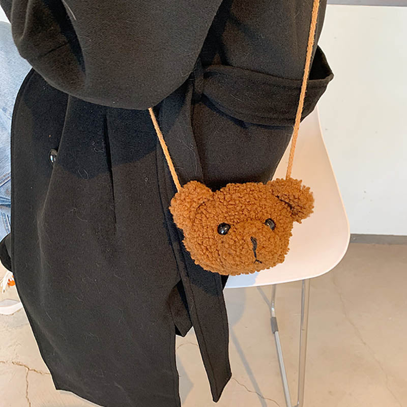 Bear Plush Shoulder Bag