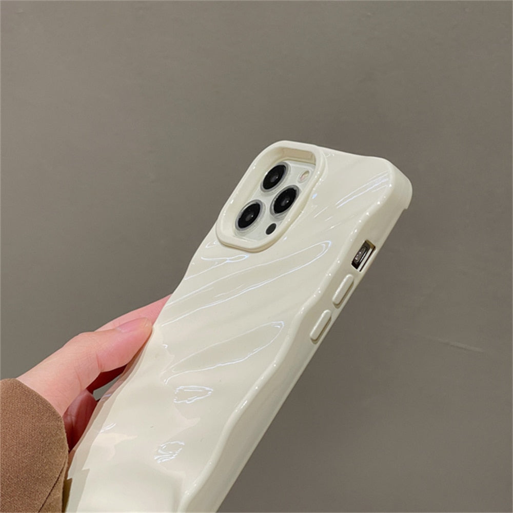 Luxury Silk Pattern Wavy Phone Case