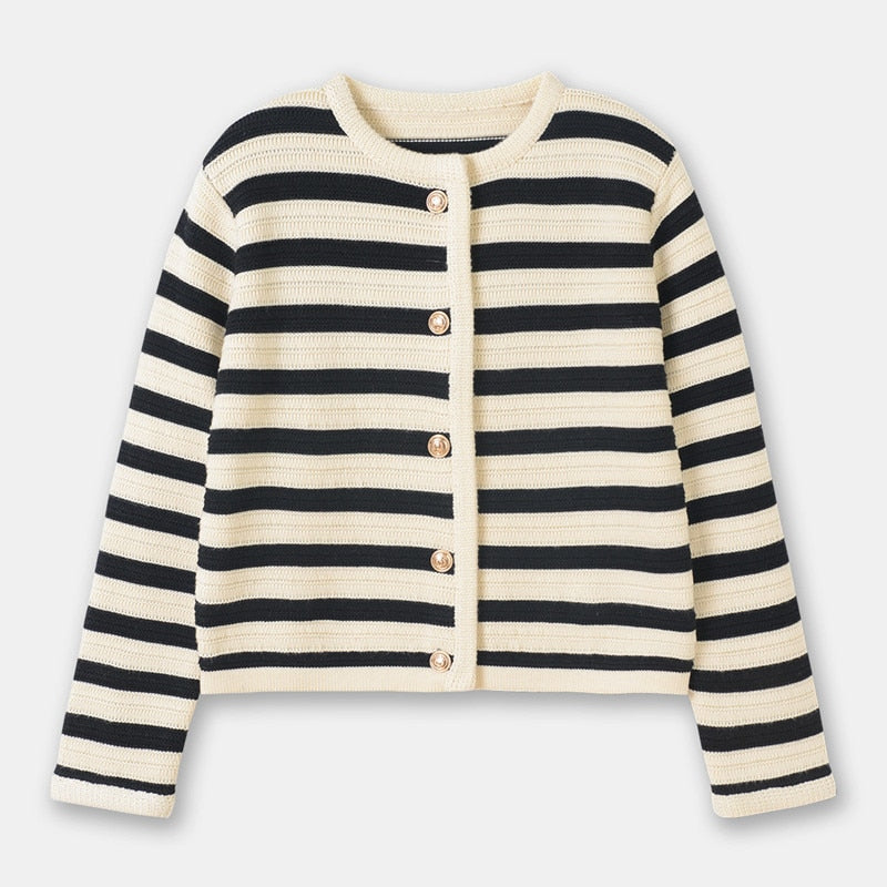 Striped Cardigan Jacket