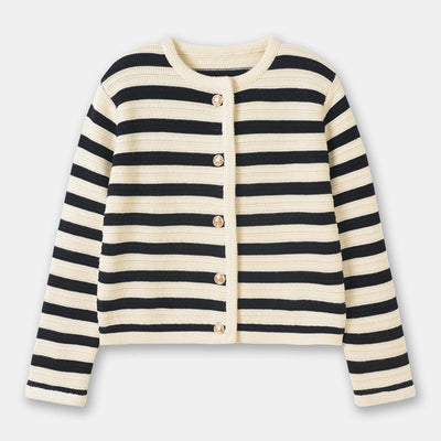 Striped Cardigan Jacket