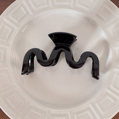 Jelly Wave Hair Claw Clip Large