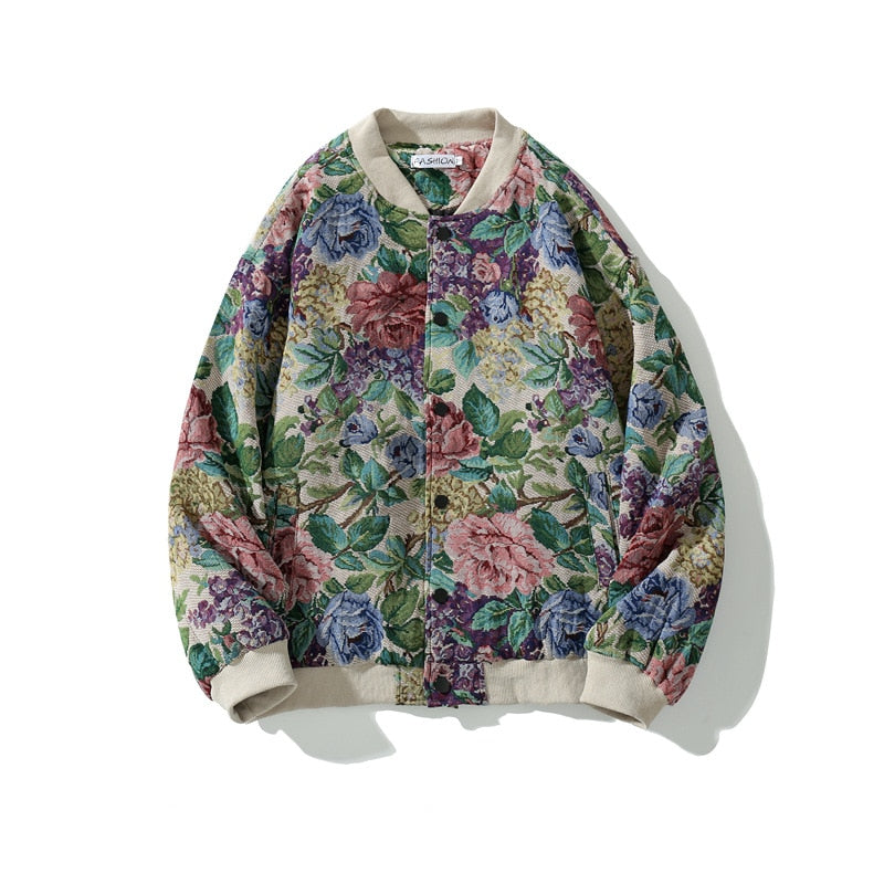 Men's Vintage Baseball Bomber Jacket