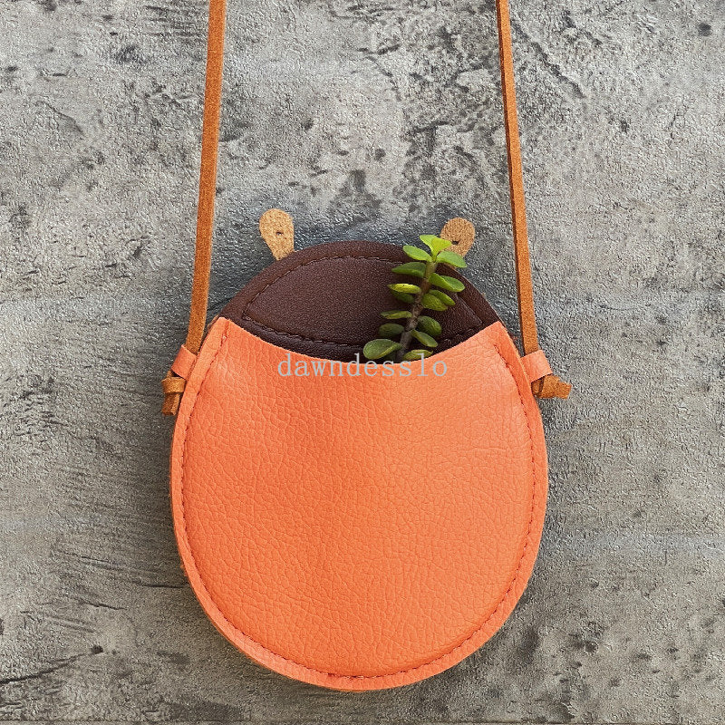 Pumpkin / Pear / Ladybug Crossbody Bag