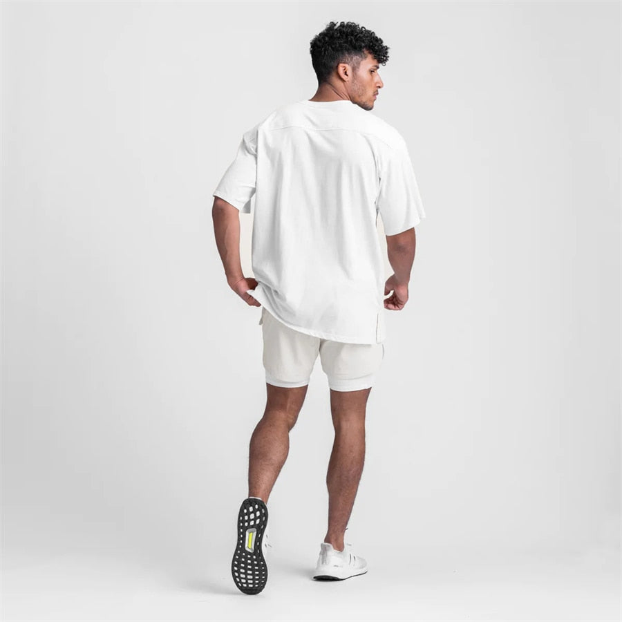 Men's Workout Loose Oversized T-shirt