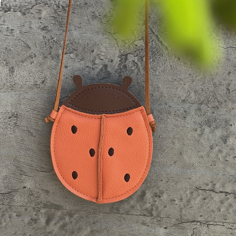 Pumpkin / Pear / Ladybug Crossbody Bag