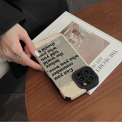 Remember Who You Were iPhone Case