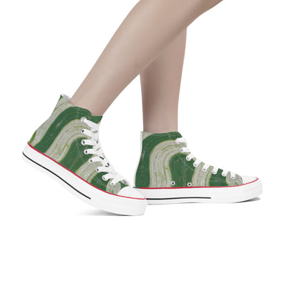 Womens Classic High Top Canvas Shoes