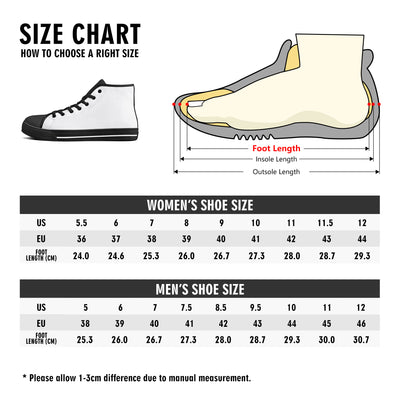 Womens Lightweight High Top Canvas Shoes