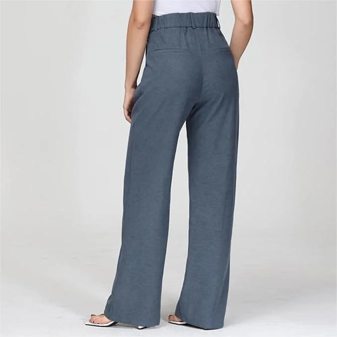 Fitted Wide Leg Pants