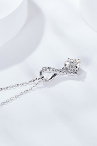 Special Occasion 1 Carat Moissanite Pendant Necklace