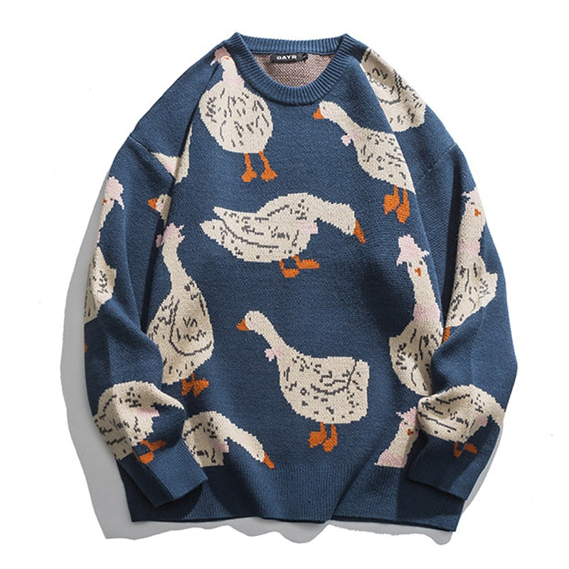 Look at The Ducks Knitted Sweater