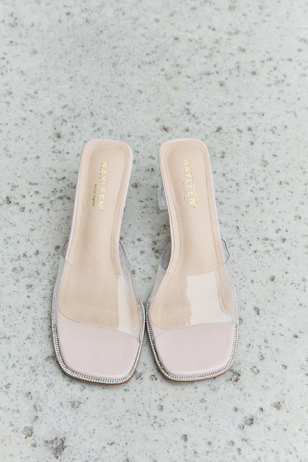 Clear Block Heels